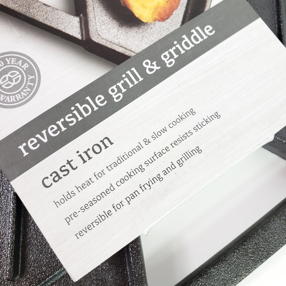 SOLD Select Calphalon Reversible Cast Iron Griddle - Picture 4 of 8